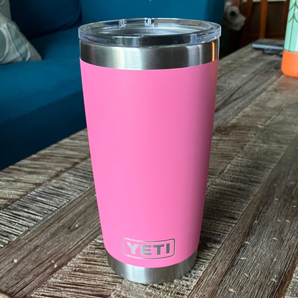 YETI Pink Stainless Steel Tumbler